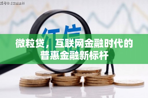安仁微粒贷，互联网金融时代的普惠金融新标杆