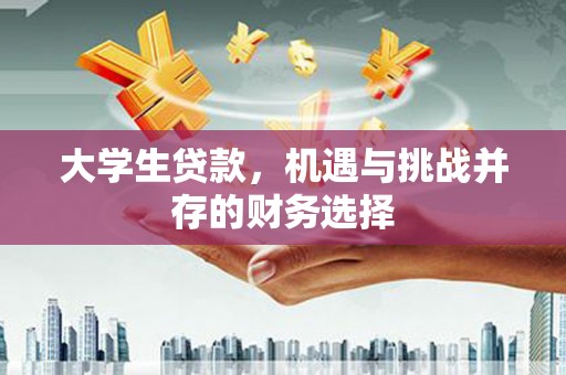 安仁大学生贷款，机遇与挑战并存的财务选择