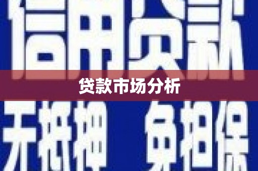 安仁贷款市场分析