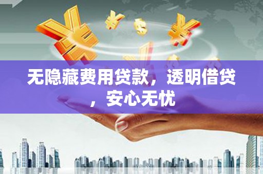 安仁无隐藏费用贷款，透明借贷，安心无忧