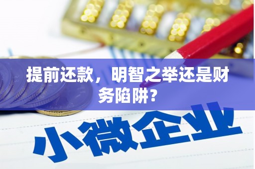 安仁提前还款，明智之举还是财务陷阱？