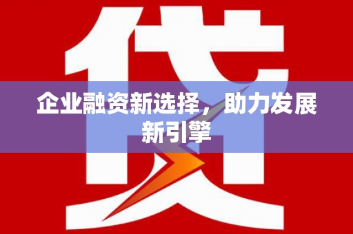 安仁企业融资新选择，助力发展新引擎