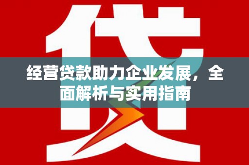 安仁经营贷款助力企业发展，全面解析与实用指南