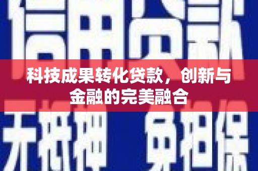 安仁科技成果转化贷款，创新与金融的完美融合