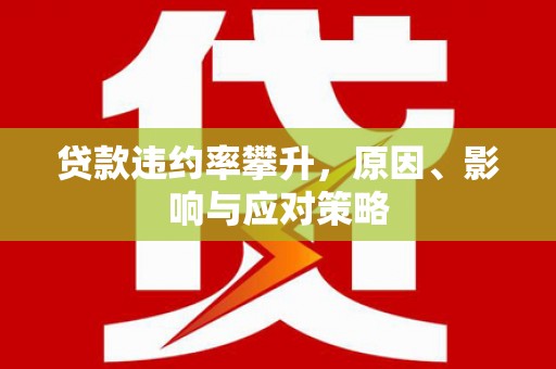 安仁贷款违约率攀升，原因、影响与应对策略