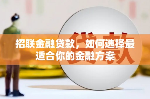 安仁招联金融贷款，如何选择最适合你的金融方案