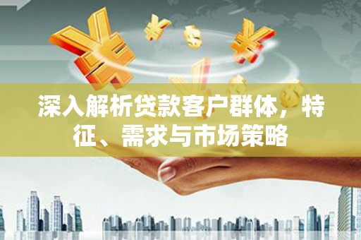 安仁深入解析贷款客户群体，特征、需求与市场策略