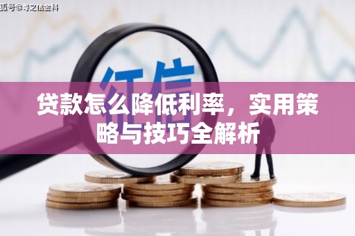 安仁贷款怎么降低利率，实用策略与技巧全解析