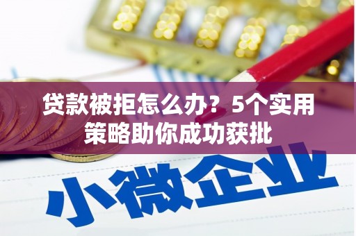 安仁贷款被拒怎么办？5个实用策略助你成功获批