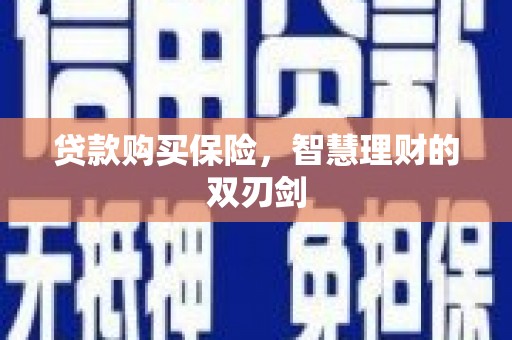 安仁贷款购买保险，智慧理财的双刃剑