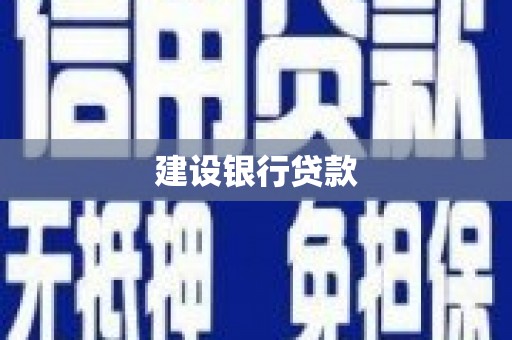 安仁建设银行贷款