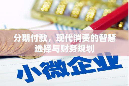 安仁分期付款，现代消费的智慧选择与财务规划