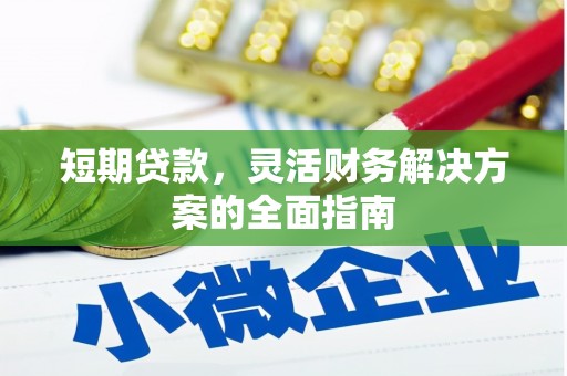 安仁短期贷款，灵活财务解决方案的全面指南