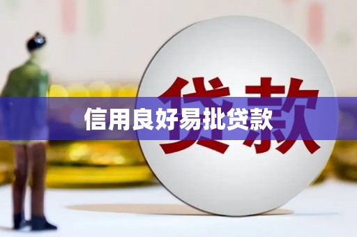 安仁信用良好易批贷款