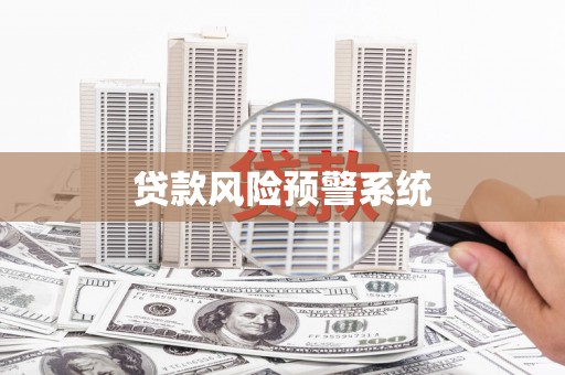 安仁贷款风险预警系统