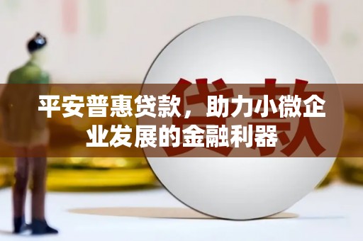 安仁平安普惠贷款，助力小微企业发展的金融利器