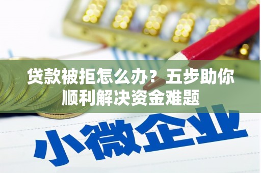 安仁贷款被拒怎么办？五步助你顺利解决资金难题