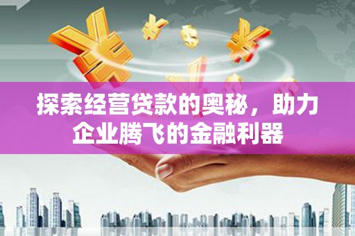安仁探索经营贷款的奥秘，助力企业腾飞的金融利器