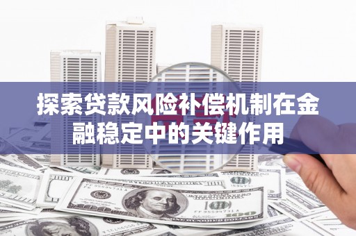 安仁探索贷款风险补偿机制在金融稳定中的关键作用