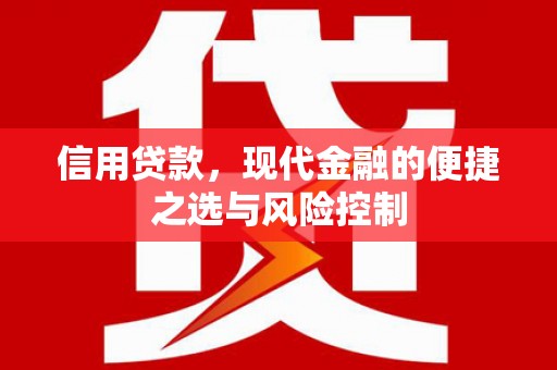 安仁信用贷款，现代金融的便捷之选与风险控制