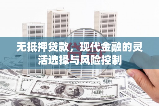 安仁无抵押贷款，现代金融的灵活选择与风险控制
