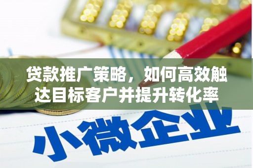 安仁贷款推广策略，如何高效触达目标客户并提升转化率