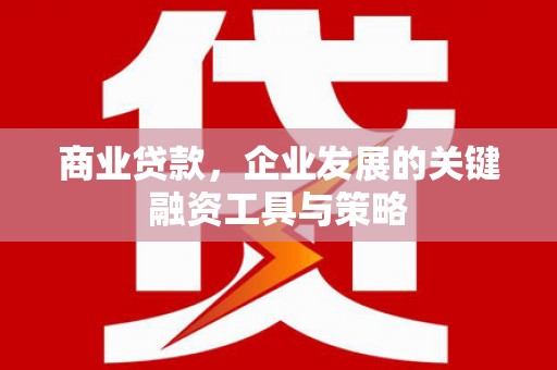 安仁商业贷款，企业发展的关键融资工具与策略
