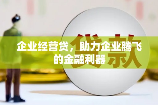 安仁企业经营贷，助力企业腾飞的金融利器