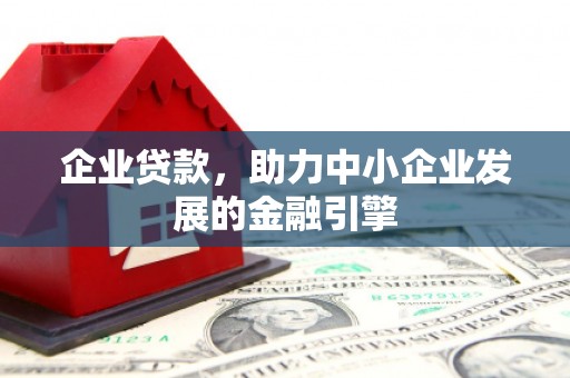 安仁企业贷款，助力中小企业发展的金融引擎