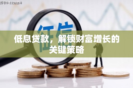 安仁低息贷款，解锁财富增长的关键策略