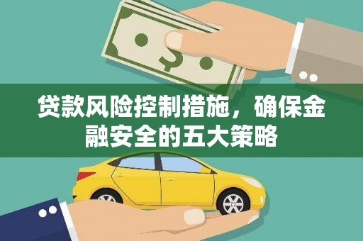 安仁贷款风险控制措施，确保金融安全的五大策略