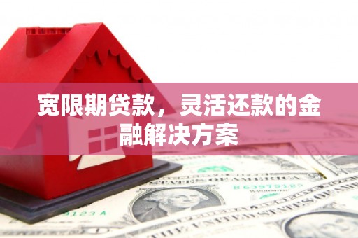 安仁宽限期贷款，灵活还款的金融解决方案