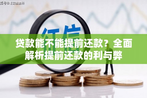 安仁贷款能不能提前还款？全面解析提前还款的利与弊
