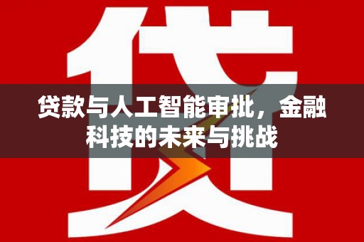 安仁贷款与人工智能审批，金融科技的未来与挑战