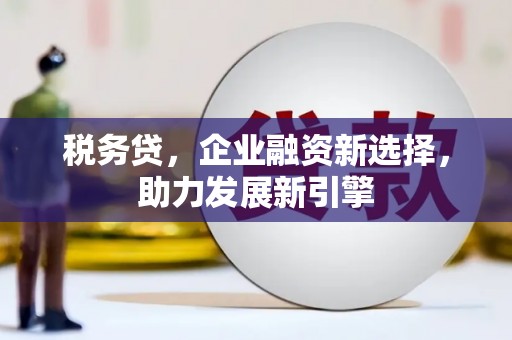 安仁税务贷，企业融资新选择，助力发展新引擎