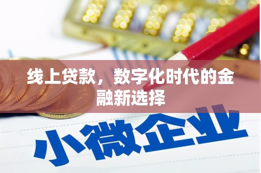 安仁线上贷款，数字化时代的金融新选择
