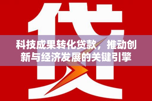 安仁科技成果转化贷款，推动创新与经济发展的关键引擎