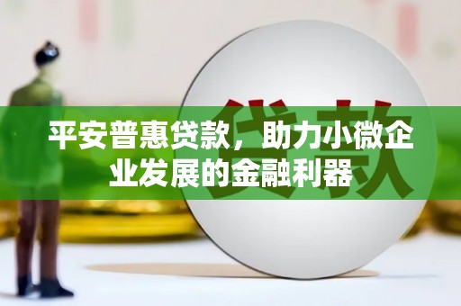 安仁平安普惠贷款，助力小微企业发展的金融利器