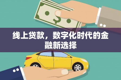 安仁线上贷款，数字化时代的金融新选择