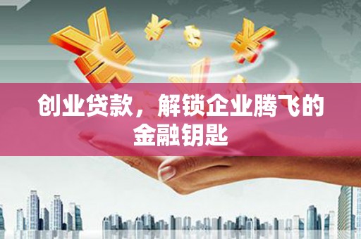 安仁创业贷款，解锁企业腾飞的金融钥匙