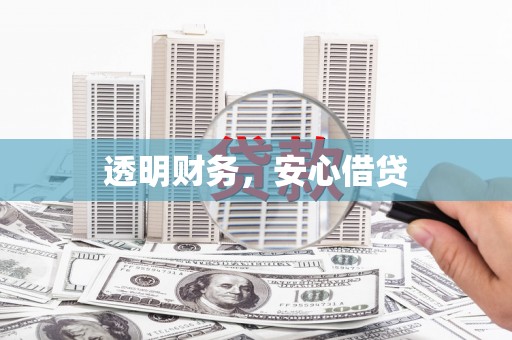 安仁透明财务，安心借贷