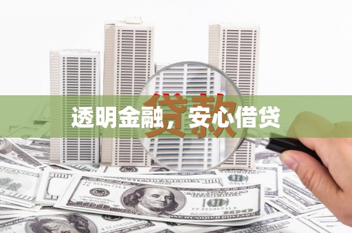 安仁透明金融，安心借贷