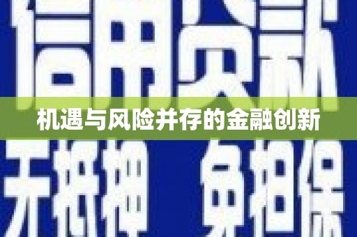 安仁机遇与风险并存的金融创新