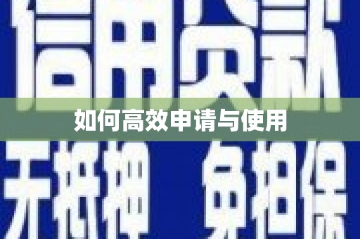 安仁如何高效申请与使用