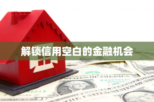 安仁解锁信用空白的金融机会