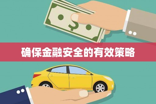 安仁确保金融安全的有效策略