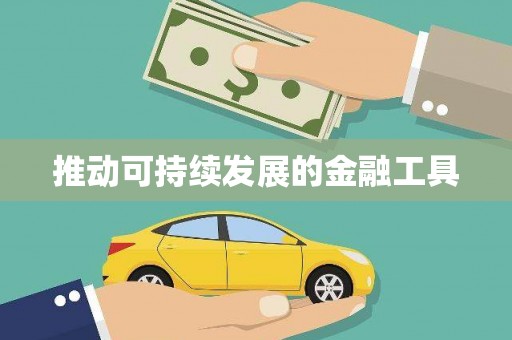 安仁推动可持续发展的金融工具